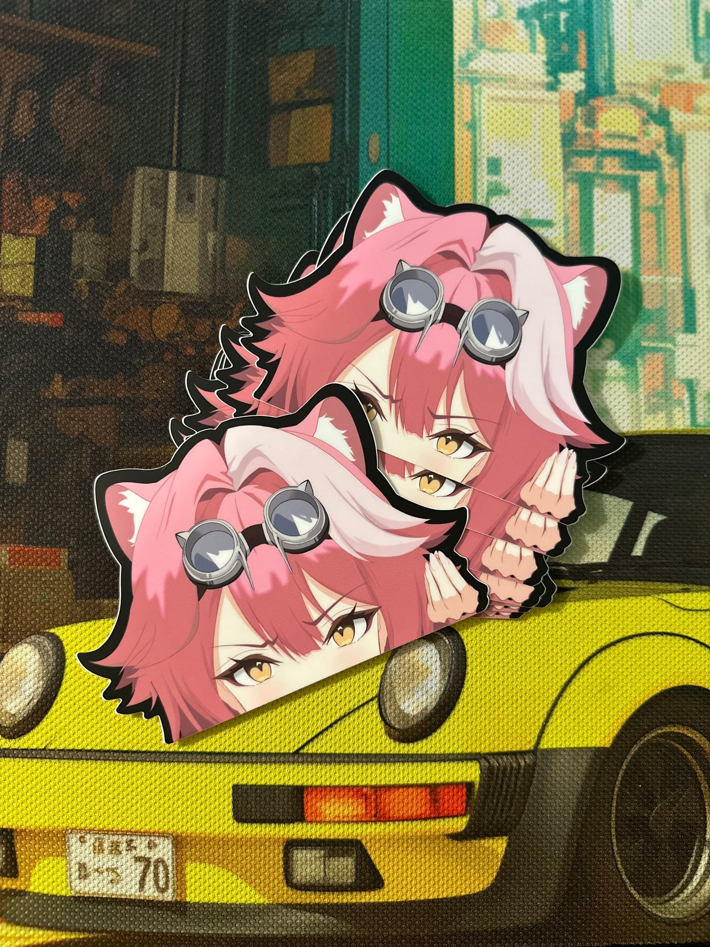 Raora Panthera Peeker Sticker