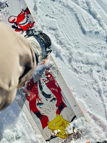 Custom Snowboard Vinyl Wrap Commission