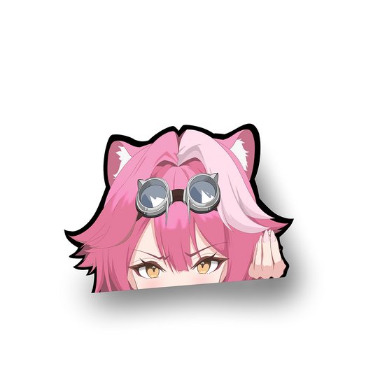 Raora Panthera Peeker Sticker